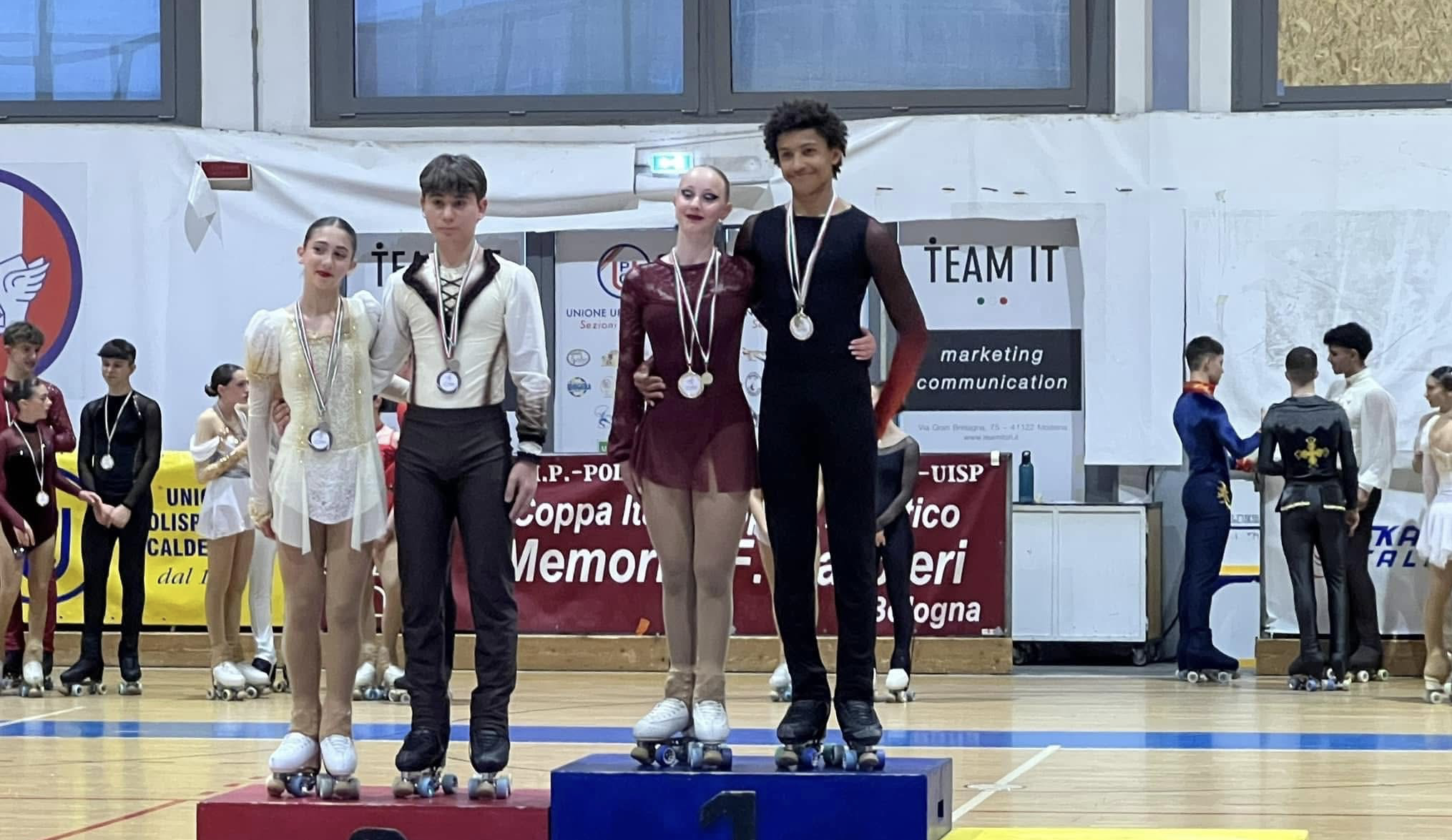 Schon e Greta campioni regionali FISR Coppia Danza e Coppia Artistico 2026!